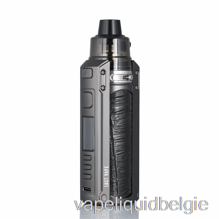 Vape België Verloren Vape Ursa Quest 100w Pod Mod Kit Gunmetal / Leer Met Reliëf